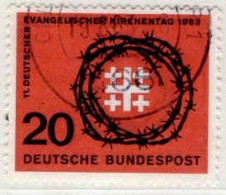 RFA Poste Obl Yv: 277 Mi:405 11.Evangelischer Kirchentag (Beau Cachet Rond) - Usados