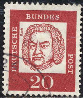 RFA Poste Obl Yv: 225 Mi:352y Johann Sebastian Bach Compositeur (cachet Rond) - Usati