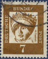 RFA Poste Obl Yv: 221 Mi:348y Elisabeth Von Thüringen (cachet Rond) - Used Stamps