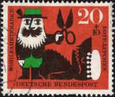 RFA Poste Obl Yv: 215 Mi:342 Wolhlfahrtsmarke Rotkäppchen Le Petit Chaperon Rouge Dent Courte - Used Stamps