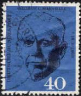 RFA Poste Obl Yv: 217 Mi:344 George C.Marshall +16.10.1959 (beau Cachet Rond) - Used Stamps