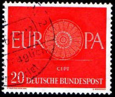 RFA Poste Obl Yv: 211 Mi:338 Europa Cept Roue à 16 Barreaux (cachet Rond) - Usati