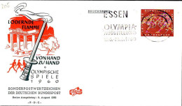 RFA Poste Obl Yv: 205 Mi:332 Olympisches Jahr Lutte (TB Cachet à Date) Fdc Essen 8-8-70 - 1961-1970