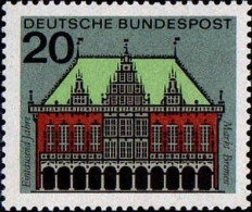 RFA Poste N** Yv: 295B Mi:425 Bremen Rathaus - Unused Stamps