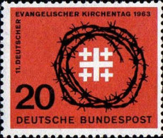 RFA Poste N** Yv: 277 Mi:405 11.Evangelischer Kirchentag - Neufs