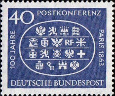 RFA Poste N** Yv: 270 Mi:398 Postkonferenz Paris - Unused Stamps