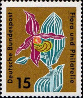 RFA Poste N** Yv: 265 Mi:393 Flora & Philatelie Orchidée Cypripède - Unused Stamps