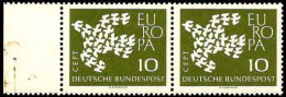 RFA Poste N** Yv: 239a Mi:367y Europa Cept 19 Colombes Bord De Feuille Paire - Unused Stamps