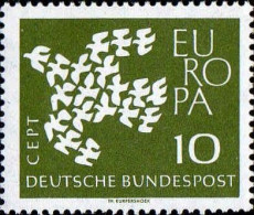 RFA Poste N** Yv: 239 Mi:367x Europa Cept 19 Colombes (Dent 1 Peu Courte) - Unused Stamps