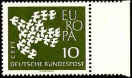 RFA Poste N** Yv: 239 Mi:367x Europa Cept 19 Colombes Bord De Feuille - Unused Stamps