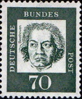 RFA Poste N** Yv: 231 Mi:358ya Ludwig Van Beethoven - Unused Stamps