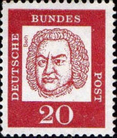 RFA Poste N** Yv: 225 Mi:352y Johann Sebastian Bach Compositeur (Dent 1 Peu Courte) - Nuovi