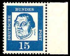 RFA Poste N** Yv: 224 Mi:351y Martin Luther Bord De Feuille - Unused Stamps