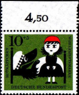 RFA Poste N** Yv: 214 Mi:341 Wolhlfahrtsmarke Rotkäppchen (Bord De Feuille) - Unused Stamps