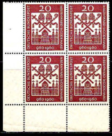 RFA Poste N** Yv: 209 Mi:336 St.Bernward St.Godehardt Coin D.feuille X4 - Unused Stamps