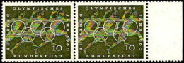 RFA Poste N** Yv: 206 Mi:333 Olympisches Jahr Course De Demi-fond Bord De Feuille Paire - Unused Stamps