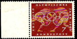 RFA Poste N** Yv: 205 Mi:332 Olympisches Jahr Lutte Bord De Feuille - Unused Stamps