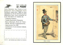 CALENDRIER  Lot De 3 Calendriers De La Poste  1980 6scans - Petit Format : 1971-80