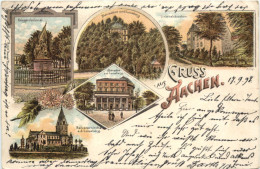 Gruss Aus Aachen - Litho - Aachen