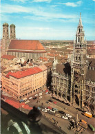 ALLEMAGNE - Munchen - Church Of Our Lady And Town Hall - Vue Générale - Animé - Carte Postale Ancienne - München