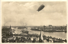Hamburg - Graf Zeppelin über Dem Hafen - Other & Unclassified