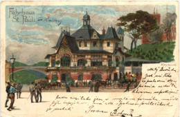 Fährhaus St. Pauli - Litho - Kley - Mitte