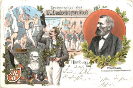 Hamburg - IX Deutsches Turnfest 1898 - Litho - Andere & Zonder Classificatie