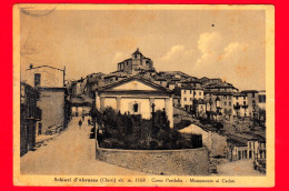 ITALIA - Abruzzo - Cartolina Non Viaggiata - Schiavi D'Abruzzo (Chieti) - Corso Portfolio - Monumento Ai Caduti - Autres & Non Classés