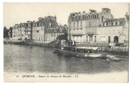 29  Quimper -  Depart Du Bateau De Benodet - Quimper