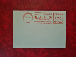 LETTRE/CARTE 1968 FRAGEMENT OBLITERATION MECANIQUE STIFT SCHLIERBACH - Sonstige & Ohne Zuordnung