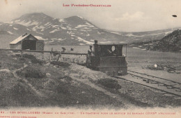 CPA 66 LES BOUILLOUSES TRACTEUR POUR LE SERVICE DU BARRAGE MASSIF DU CARLIT - Otros & Sin Clasificación