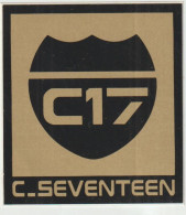 LD 61 : Autocollant : C17 , C. Seventeen - Aufkleber