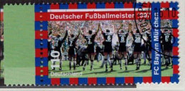 RFA Poste Obl Yv:1790 Mi:1958 Deutscher Fussballmeister 1997 FC Bayern München Bord De Feuille (TB Cachet Rond) - Usados