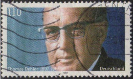 RFA Poste Obl Yv:1795 Mi:1963 Thomas Dehler Homme Politique (Beau Cachet Rond) - Used Stamps