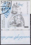 RFA Poste Obl Yv:1774 Mi:1942 Rudolf Diesel Constructeur Bord De Feuille (Beau Cachet Rond) - Used Stamps