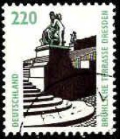 RFA Poste Obl Yv:1767 Mi:1936A Brühlsche Terrasse Dresden (cachet Rond) - Used Stamps