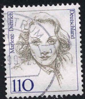 RFA Poste Obl Yv:1769 Mi:1939 Marlene Dietrich Comedienne (Beau Cachet Rond) - Gebraucht