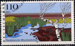 RFA Poste Obl Yv:1777 Mi:1945 Norddeutsche Moorlandschaft (cachet Rond) - Used Stamps