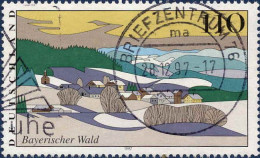 RFA Poste Obl Yv:1775 Mi:1943 Bayerischer Wald (TB Cachet Rond) - Gebraucht