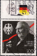 RFA Poste Obl Yv:1736 Mi:1904 Ludwig Erhard 1897-1977 (TB Cachet Rond) - Gebraucht