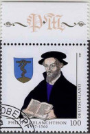 RFA Poste Obl Yv:1734 Mi:1902 Philipp Melanchthon Réformateur (Beau Cachet Rond) Bord De Feuille - Used Stamps