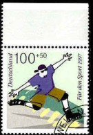 RFA Poste Obl Yv:1731 Mi:1899 Für Den Sport Patinage à Roulettes Bord De Feuille (Beau Cachet Rond) - Used Stamps