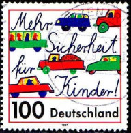 RFA Poste Obl Yv:1729 Mi:1897 Mehr Sicherheit Für Kinder (Beau Cachet Rond) - Used Stamps