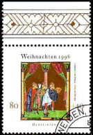 RFA Poste Obl Yv:1723 Mi:1891 Anbetung Der Könige Perikopenbuch Heinrich II Bord De Feuille (Beau Cachet Rond) - Gebraucht