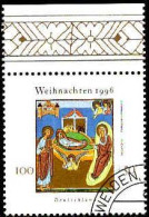 RFA Poste Obl Yv:1724 Mi:1892 Geburt Christi Perikopenbuch Heinrich II Bord De Feuille (Beau Cachet Rond) - Used Stamps