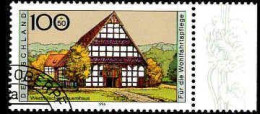 RFA Poste Obl Yv:1718 Mi:1886 Westfälisches Bauernhaus Bord De Feuille (Beau Cachet Rond) - Used Stamps