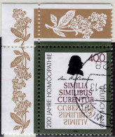 RFA Poste Obl Yv:1712 Mi:1880 Samuel Hahnemann Homéopathe Coin D.feuille (Beau Cachet Rond) - Used Stamps