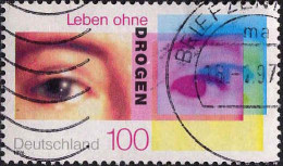 RFA Poste Obl Yv:1714 Mi:1882 Leben Ohne Drogen (beau Cachet Rond) - Used Stamps