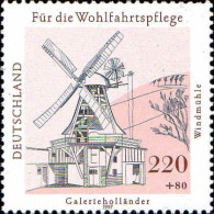 RFA Poste N** Yv:1784 Mi:1952 Galerieholländer Windmühle (Dent 1 Peu Courte) - Neufs