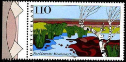 RFA Poste N** Yv:1777 Mi:1945 Norddeutsche Moorlandschaft Bord De Feuille - Unused Stamps